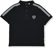 BEBE Petits Pois Vert(べべ・プチポワヴェール) Bebe Petit Poisvert 1208-63000 Boys Limited Edition Polo Shirt 37.4-59.1 inches (95-150 cm), Black, 110