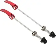 Bike Front Rear Hubs Set Quick Release Skewer Wheel Hub Bearings for Mountain Road Bikes Red