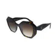 New Prada PR 16WS 2AU6S1 Tortoise Plastic Sunglasses Brown Gradient Lens