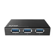D-Link DUB-1340 USB hub, 4x USB 3.2 gen 1, Black
