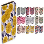 For iPhone 16 15 14 Plus Pro Max Apple Wallet Phone Cover - Floral Pattern Print