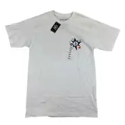 Volcom Mens Morter Fourth of July Short Sleeve Crewneck T-Shirt White S