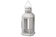 5 Pack of Grey Metal Miners Lantern Summer Wedding Home Party Room Balconey Deck Decoration 21cm Tealight Candle