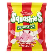 Swizzels Squashies Original Raspberry and Milk Flavour Drumstick 140g