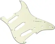 Standard 11 Hole Guitar Pickguard 3 Ply Panels Pickguard with Screws for St Guitar Green Green
