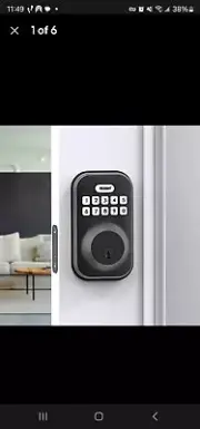 MASOANT Keyless Entry Smart Door Lock Electronic Keypad Deadbolt Lock