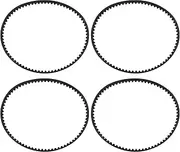 YINETTECH 4PCS HTD 225-3M-6 Rubber Endless Timing Belt 75T 225MM Pitch Length x 6mm Width Synchronous Drive Belts Closed Loop Pulley Timing Belt