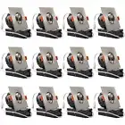 12-Pack 3 Inch Gimbal LED Recessed Light with J-Box, Square Downlight Dimmable