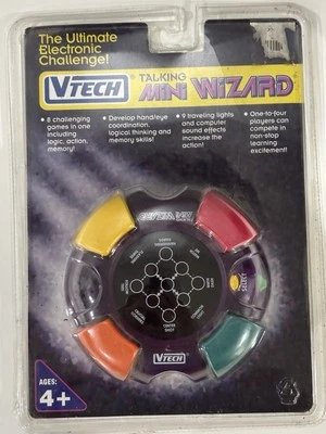 NOS VTECH Talking Mini Wizard Electronic Handheld Travel Game