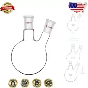 Borosilicate Glass Round Bottom Flask with Dual 24/40 Joints - 500 mL