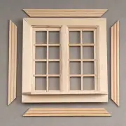 Princess Royal Dollhouse Miniatures 1:12 Wooden 16 Pane Double Window