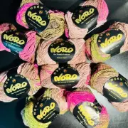 NORO YARN SILK GARDEN - Color: 355 Lot: B - 10 Skeins Multi-Color 100M NOS
