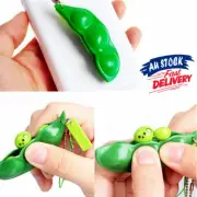 Anti Stress Pokebean Bean Key ring Squishy Gadget Fidget Pendant Toy Squeeze
