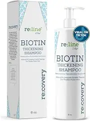 Biotin Shampoo For Hair Growth - Thickening Shampoo For Hair Loss All Natural For Thinning Hair - Rosemary Aloe Vera Coconut - For Women & Men - Sulphate Free Paraben Free - Safe For Colour Treated Hair