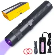 Black Light Flashlight UV302 UV Flashlight 395nm Max.3000mW High Power for UV...