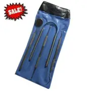 DENTAL KIT TARTAR PLAQUE CALCULUS TONGUE SCRAPER SCALER REMOVER MIRROR TOOL SET
