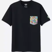 Takashi Murakami UNIQLO Black T- Shirt M Size Kaikai Kiki DORAEMON new from JPN