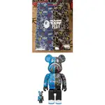 中租銀角零卡分期 全新未拆 BAPE(R) BE@RBRICK LINE CAMO SHARK 100％ & 400％