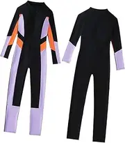 Perfeclan Women Wetsuit Polyester Diving Suit for Sailing Canoeing Outdoor Sports Paddling, M