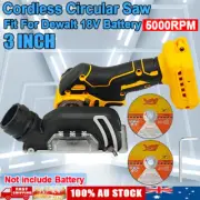 Cordless 75mm 3'' Mini Circular Saw Replace Body Blade For DEWALT 18V Battery
