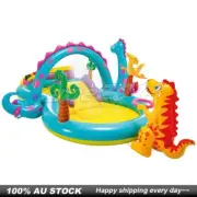 Intex Dinoland Play Centre Pool Inflatable Water Spray Dinosaur Kids Backyard