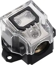 Car Audio Amplifier Splitter Auto Audio Wire Distribution Block Splitter Fireproof Box Easy Fit for Car Enthusiasts