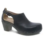 Dansko Sassy Women's Casual Shoes, Black Leather, W37
