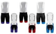 Mens Cycling Bib Shorts 3D Padded Summer Team Bike Chamois Bicycle Shorts Tights