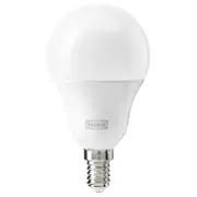 TRÅDFRI LED bulb E14 806 lumen, wireless dimmable colour and white spectrum/globe opal white