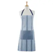 Davis & Waddell Ellis Butcher Apron Kithen Cooking BBQ Apron Blue/White