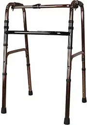 Folding Walker for Seniors, Lightweight Universal Aluminum Walker, Adjustable Heights Walker