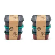 2x 3PK Locknlock Eco Rectangle Airtight Food Container Travel/Pantry Storage Set