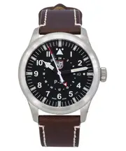Luminox Air Pilot P-38 Lightning GMT Black Dial Swiss Quartz XA.9521 Mens Watch