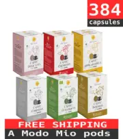 Lazazza A Modo Mio Capsules compatible - 100% arabica, Cremoso, Intenso,