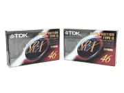 【NEW SEALED x 2】TDK SR-X 46 Type II Extra High Position Audio Cassette Tape