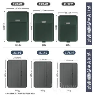 簡約 電腦包 筆電包 收納 PU防水 防撞 可變形 macbook 蘋果電腦 電腦支架 散熱 不彎腰 滑鼠墊 鍵盤手托