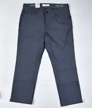 $198 New BRAX Chuck Men's Size 34x34 Modern Fit Hi-Flex Gray Casual Chino Pants