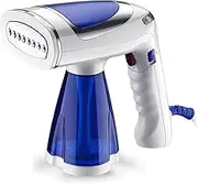 Powerful Handheld Garment and Fabric Steamer Stainless Steel Heated Soleplate 1600-Watts, Blue