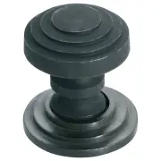 Stepped Cupboard Knob w/Backplate