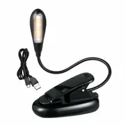 Reading Light USB Rechargeable Clip On Bed Book Reading Lamp Stand Light - 7 LED