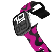 Apple Watch Series 10 (42mm) Impact Band Pink Abstract Shapes by Corey Paige Designs