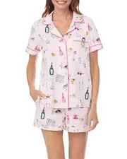 BedHead Pajamas Let's Do Brunch Short Pajama Set