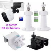 Wall Gutter Mount Holder Brackets For Arlo Ring Solar Panel EufyCam Eufy Camera