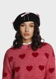 Posh Sensibilities Bow Beret