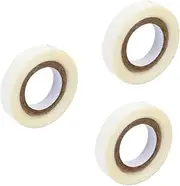 Ipetboom Hair Piece Tape 3 Rolls Wig Film Color Hair Extensions Lace Front Tape Lace Front Wig Tape Hair Extension Tape Hair Extensions Tape Clear Lace Wigs Double Sided Tape Scalp Miss