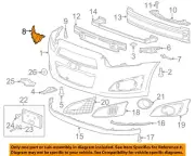 GM OEM 12-16 Sonic Front Bumper Grille Bumper Components-Closing Plate 95976852