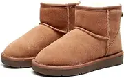 [UGG 1978AUS] Best Gift Choice UGG Classic Ankle Boots- Australian Sheepskin Water Resistant Snow Boots, Anti-Slip Suede Winter Mini Boots for Women & Men, Super Warm and Comfort