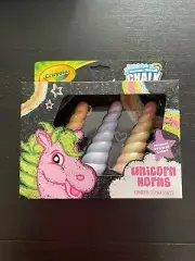 Crayola Washable Sidewalk Chalk - 3 Unicorn Horns Chalk Piece Set