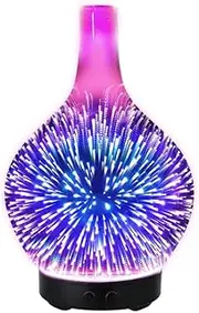 Devanti Ultrasonic Aroma Aromatherapy Diffuser 3D Light Oil Firework Humidifier
