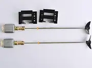 LUMIXE Motors Motor Drive Set 130 Motor Motor Seat Copper Coupling 15cm Shaft Propellers Kit, for DIY Model Ship Rc Boat Ship Model Shaft Assembly